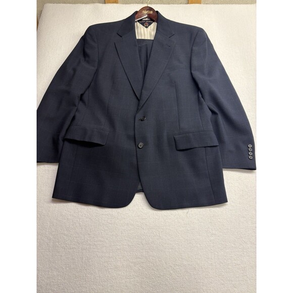 Vintage Tommy Hilfiger Suit Jacket And Pants Combo Blue - Picture 1 of 13